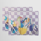 Modern artistic flowery tropical II Placemat Gallery Image 1