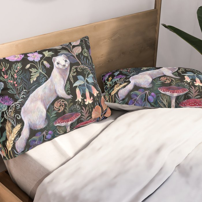 White Ermine Pillow Sham Gallery Image 2