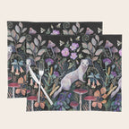 White Ermine Placemat Gallery Image 1