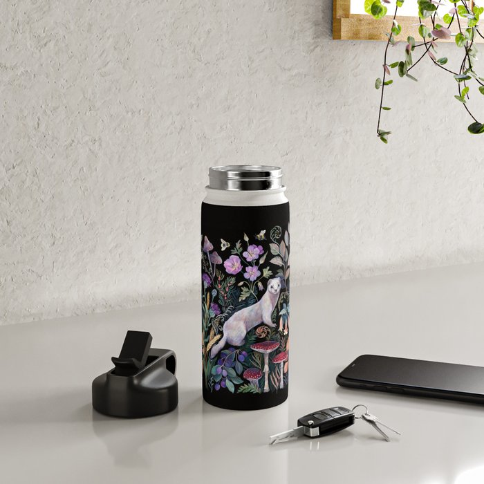 White Ermine Water Bottle Gallery Image 4