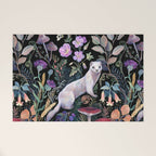 White Ermine Welcome Mat Gallery Image 1