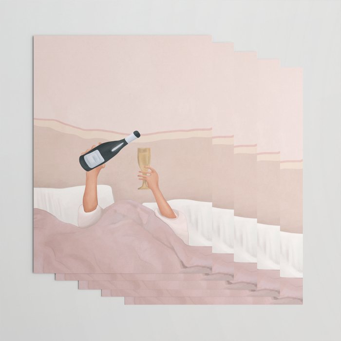 Morning Wine Wrapping Paper Gallery Image 3