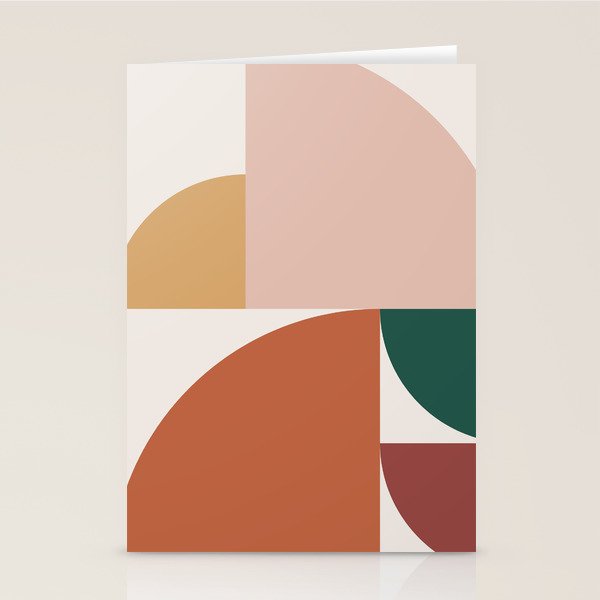 Abstract Geometric 10 Stationery Card Gallery Image 1
