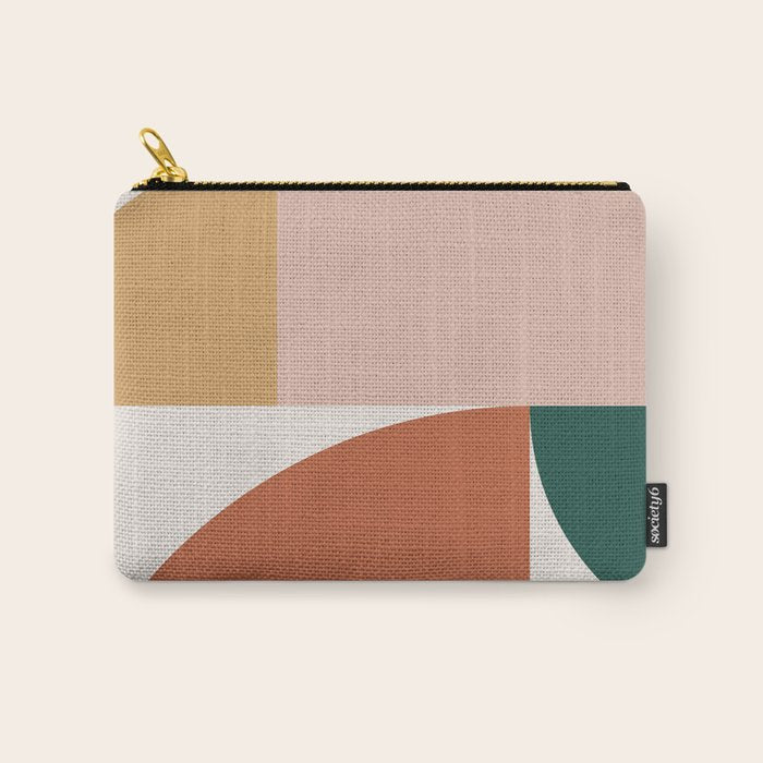 Abstract Geometric 10 Carry All Pouch Gallery Image 1