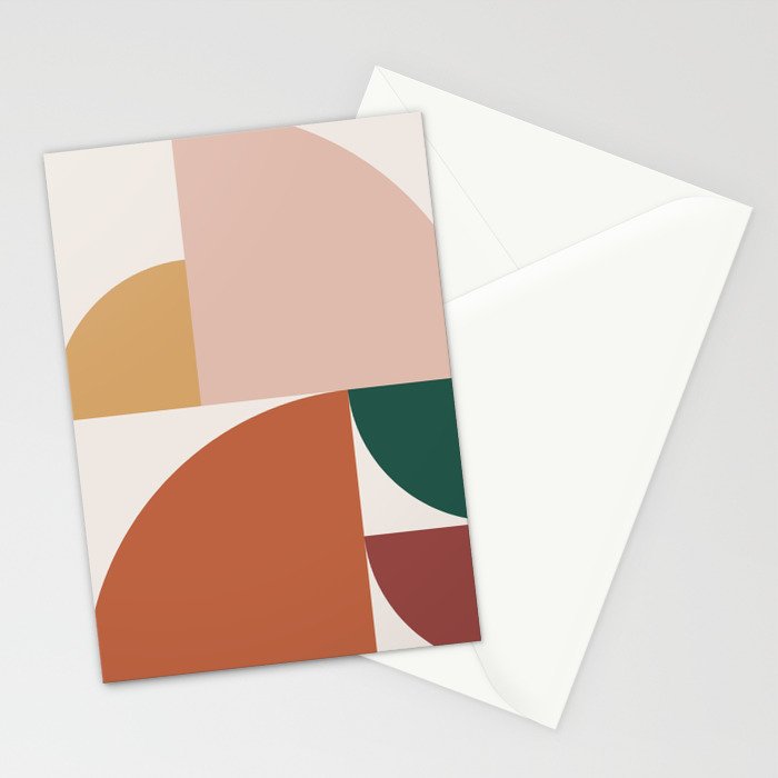 Abstract Geometric 10 Stationery Card Gallery Image 2