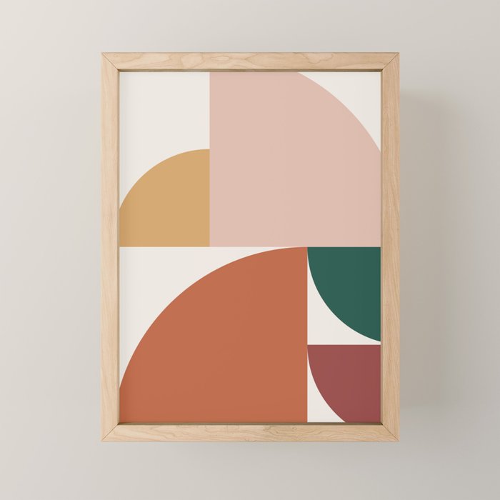 Abstract Geometric 10 Mini Art Print Gallery Image 1