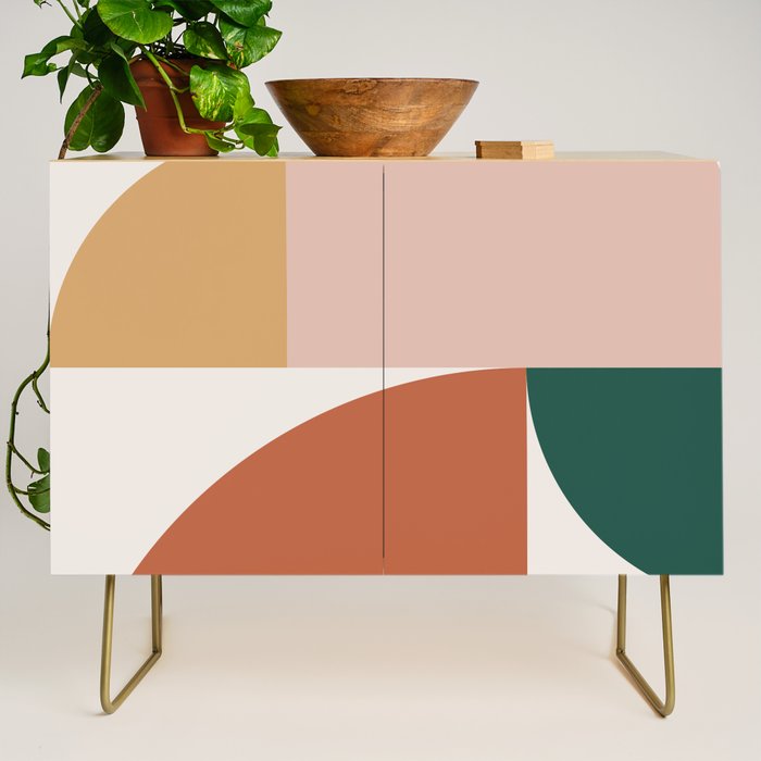 Abstract Geometric 10 Credenza Gallery Image 1