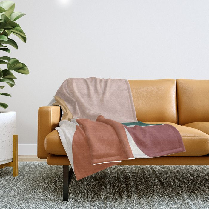 Abstract Geometric 10 Throw Blanket Gallery Image 1