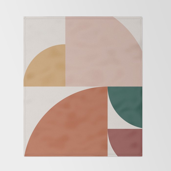 Abstract Geometric 10 Throw Blanket Gallery Image 2