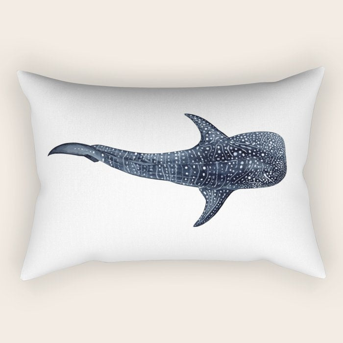 WHALE SHARK II Rectangular Pillow Gallery Image 2