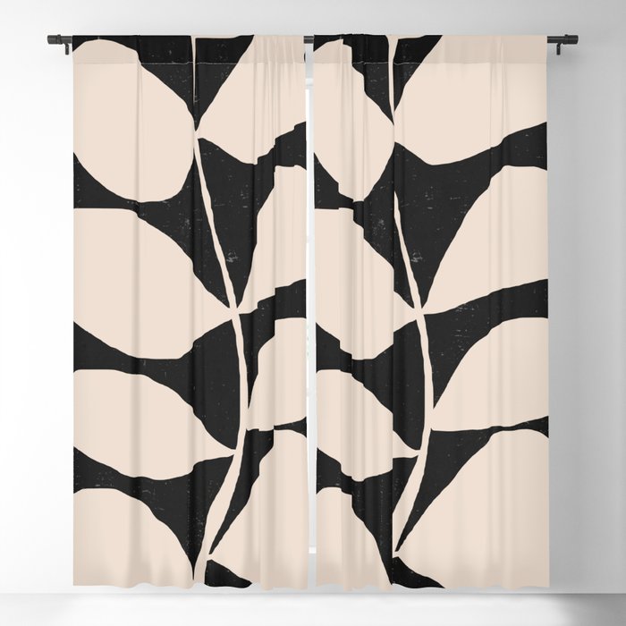 Abstract Minimal -Plant 3/2 Window Curtain Gallery Image 5
