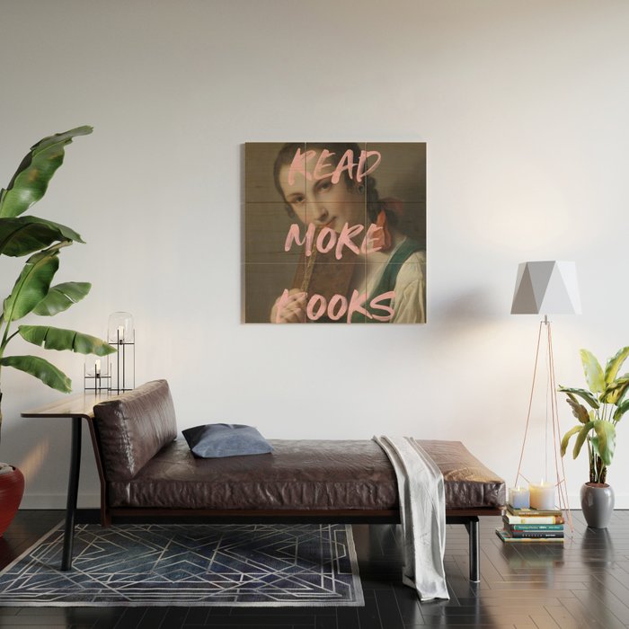 Read More Books Wood Wall Art Gallery Image 2
