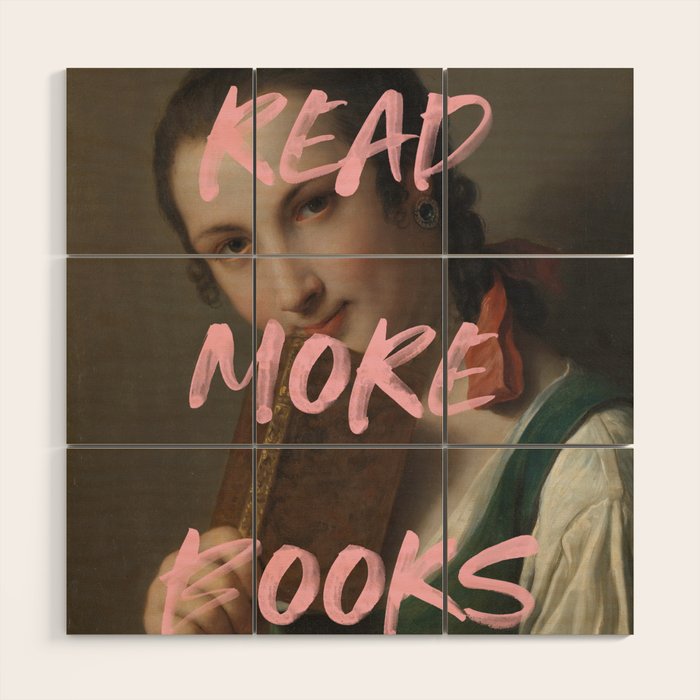 Read More Books Wood Wall Art Gallery Image 1