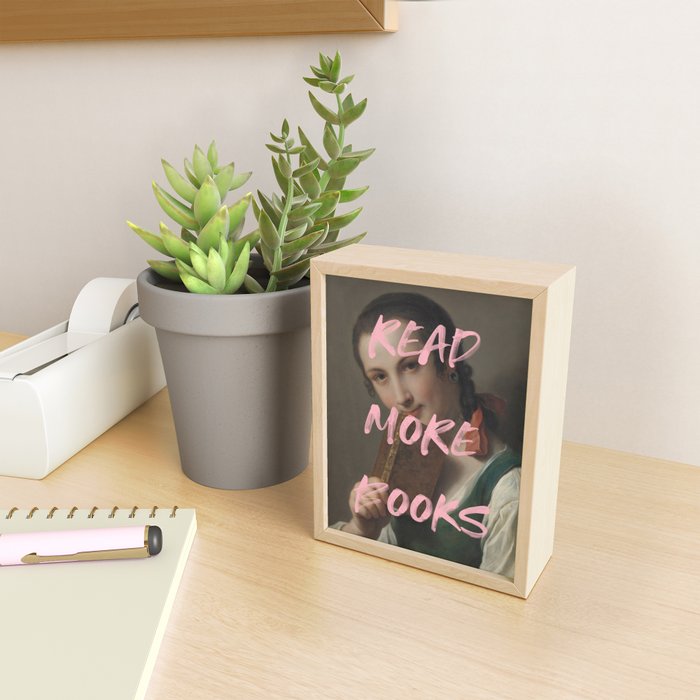 Read More Books Mini Art Print Gallery Image 2