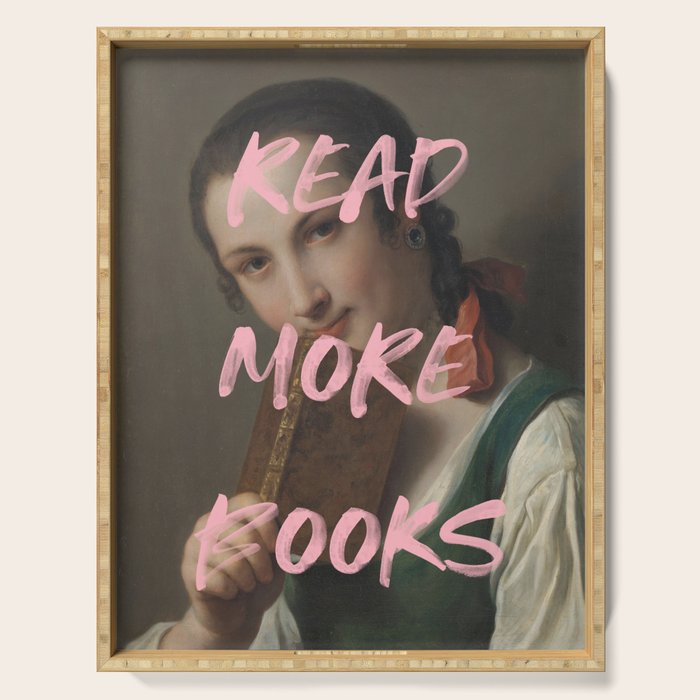 Read More Books Serving Tray Gallery Image 1
