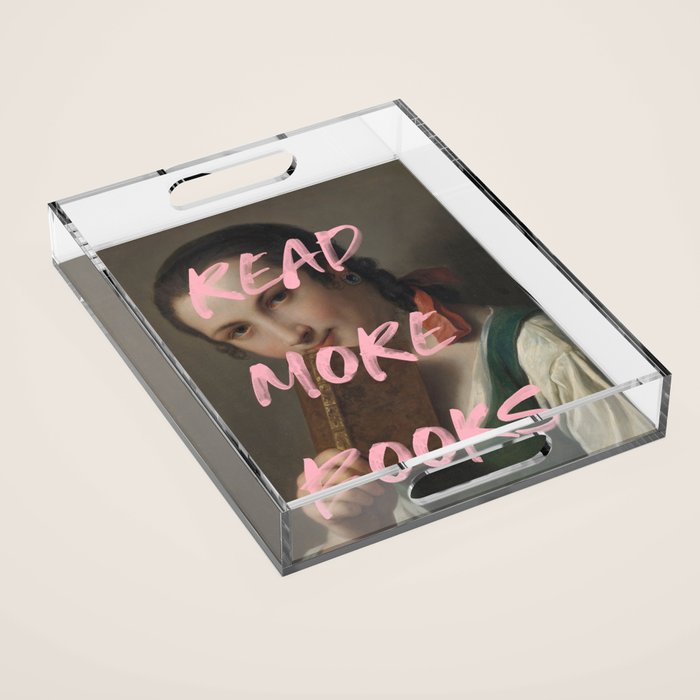 Read More Books Acrylic Tray Gallery Image 1