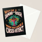 Why Be a Diamond in the Rough Stationery Card Gallery Image 2