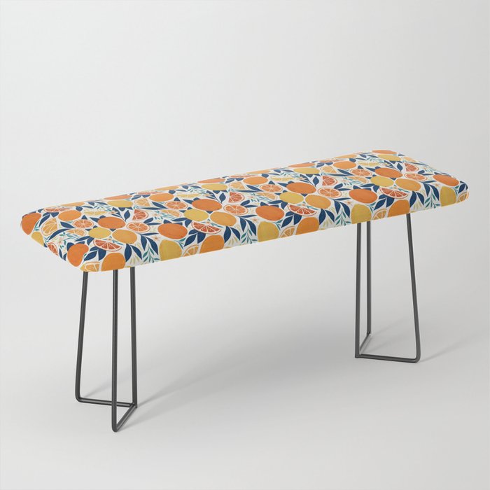 Citrus Fruits - Blue and Orange Bench Gallery Image 1