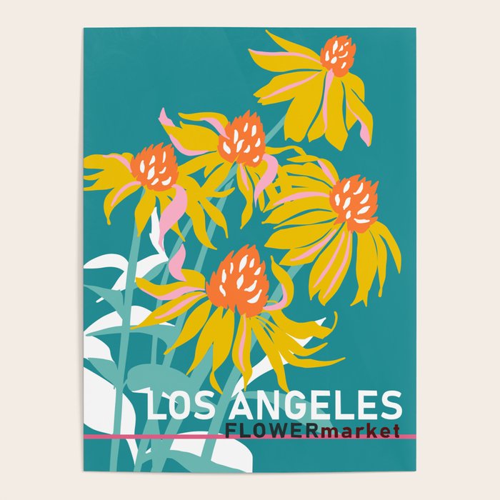 Flower Market Los Angeles Poster Gallery Image 4