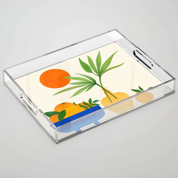 Sunny Fruit Bowl / Tropical Fruit Series Acrylic Tray Gallery Image 1