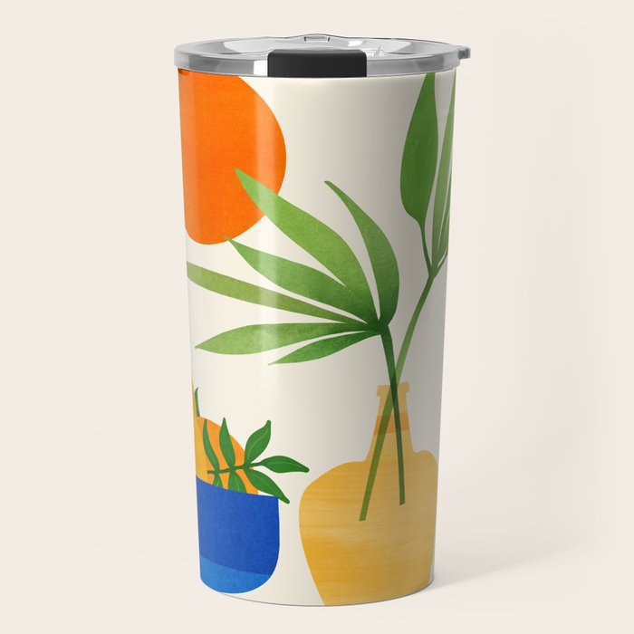 Sunny Fruit Bowl / Tropical Fruit Series Travel Mug Gallery Image 1