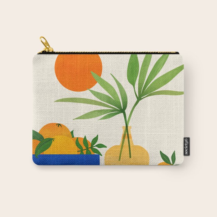 Sunny Fruit Bowl / Tropical Fruit Series Carry All Pouch Gallery Image 1