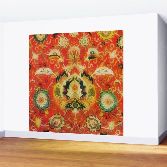 Mashad Antique Persian Rug Print Wall Mural Gallery Image 2