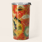 Mashad Antique Persian Rug Print Travel Mug Gallery Image 2