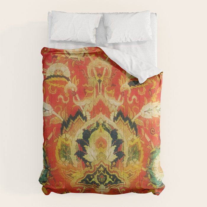 Mashad Antique Persian Rug Print Comforter Gallery Image 6