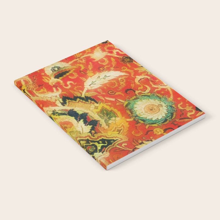 Mashad Antique Persian Rug Print Notebook Gallery Image 1