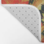 Mashad Antique Persian Rug Print Bath Mat Gallery Image 2