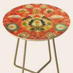 Mashad Antique Persian Rug Print Side Table Gallery Image 2