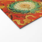 Mashad Antique Persian Rug Print Welcome Mat Gallery Image 2