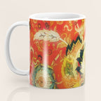 Mashad Antique Persian Rug Print Coffee Mug Gallery Image 3