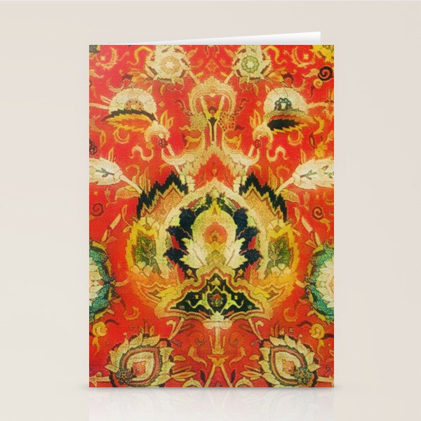 Mashad Antique Persian Rug Print Stationery Card Gallery Image 2