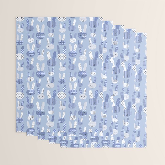 Blue Bunny Wrapping Paper Gallery Image 3