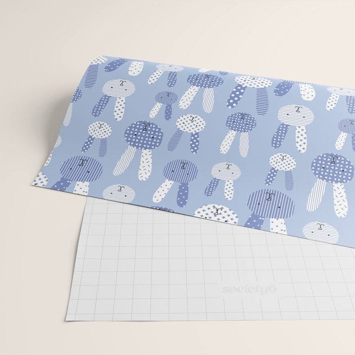 Blue Bunny Wrapping Paper Gallery Image 2