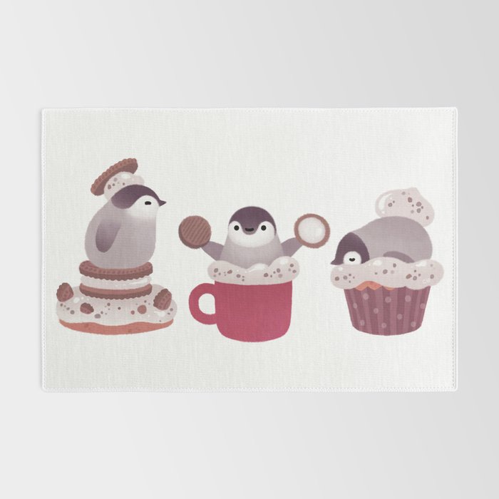 Cookie & cream & penguin Rug Gallery Image 2