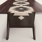 Southwestern Minimalism XXV - Mocha Brown Table Runner Gallery Image 1