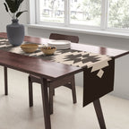 Southwestern Minimalism XXV - Mocha Brown Table Runner Gallery Image 2