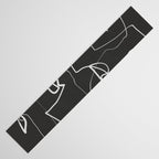 Abstract line art 12-2 Table Runner Gallery Image 3