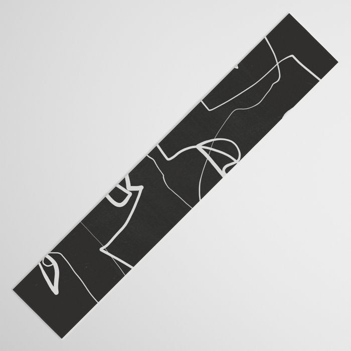 Abstract line art 12-2 Table Runner Gallery Image 3