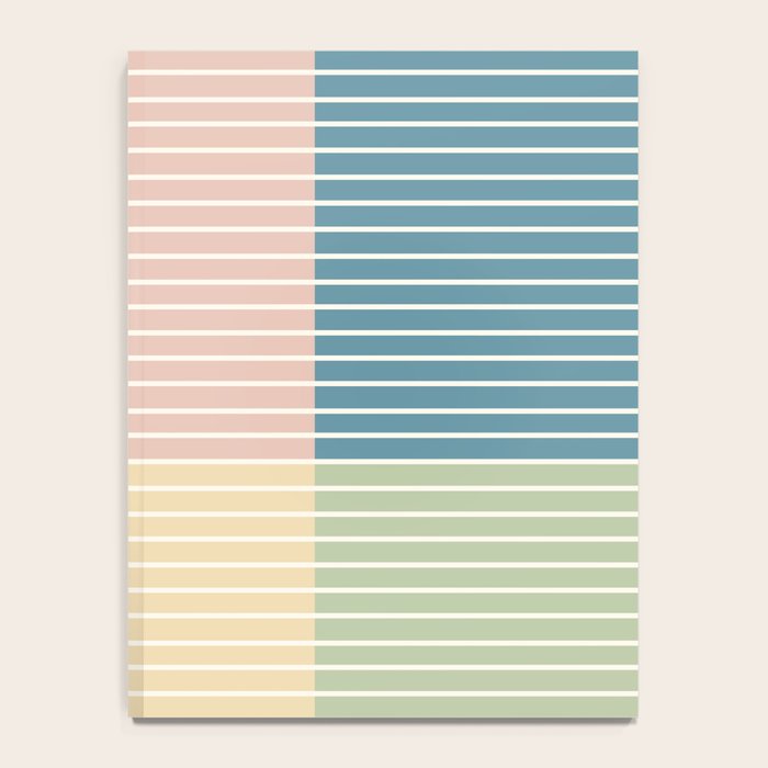 Color Block Line Abstract VII Notebook Gallery Image 4