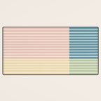 Color Block Line Abstract VII Desk Mat Gallery Image 3