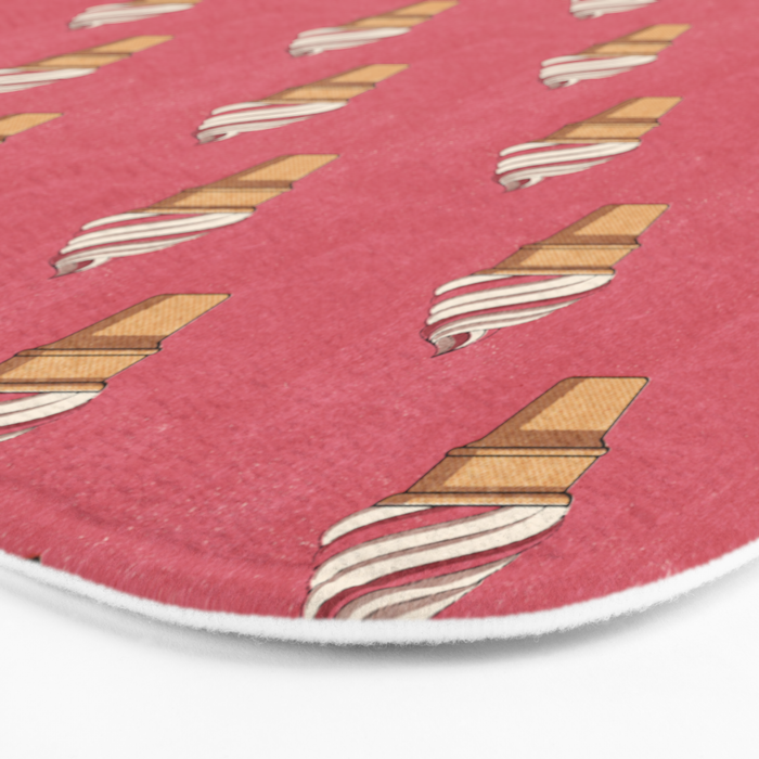 FAST FOOD / Ice Cream - pattern Bath Mat Gallery Image 3