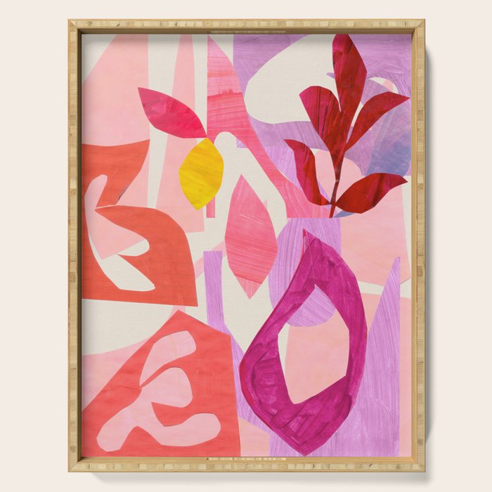 Crimson Spring Serving Tray Gallery Image 1
