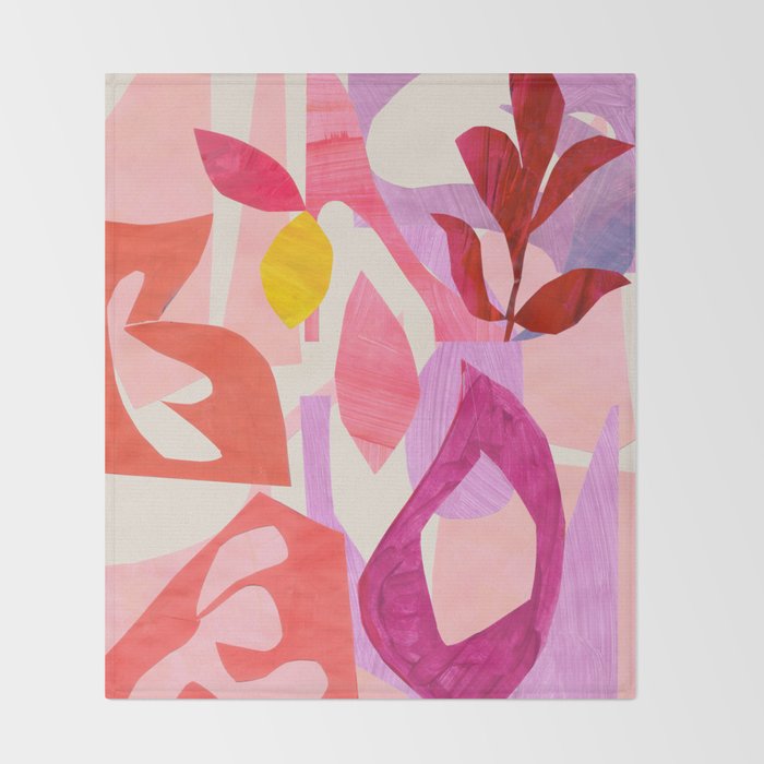 Crimson Spring Throw Blanket Gallery Image 2