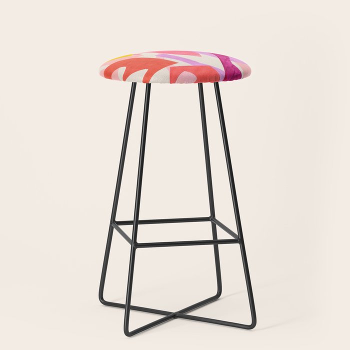 Crimson Spring Stool Gallery Image 1