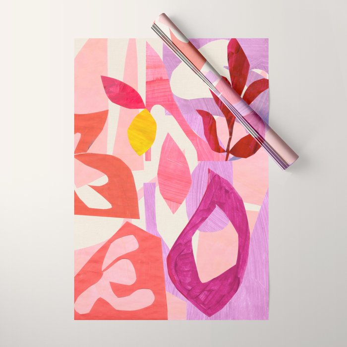 Crimson Spring Wrapping Paper Gallery Image 1