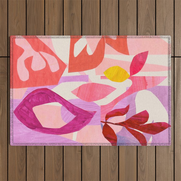 Crimson Spring Outdoor Rug Gallery Image 1